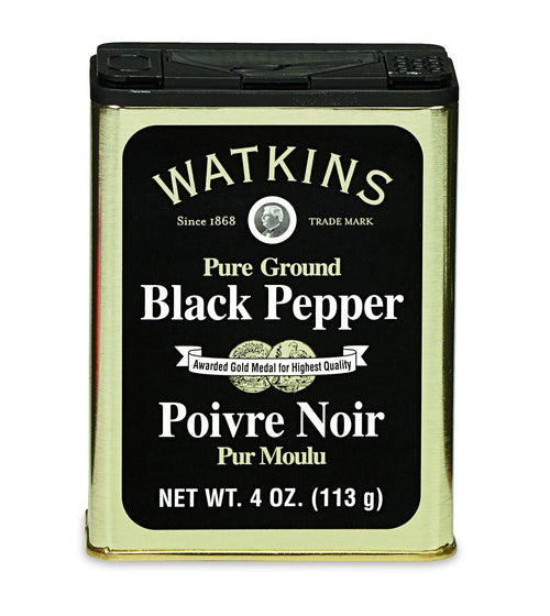 Watkins Ground Black Pepper, 4 oz
