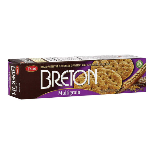 Breton Multigrain Crackers, 8.8 oz (Pack of 12)