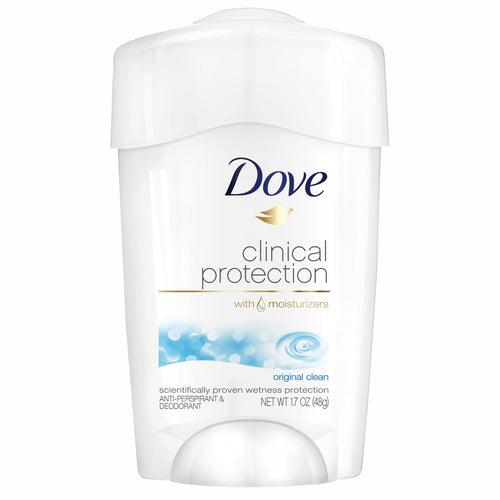 Dove Clinical + Care Original Clean Antiperspirant Soft Solid Stick, 1.7 oz