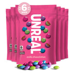UNREAL Milk Chocolate Gems, 6 oz (Pack of 6)
