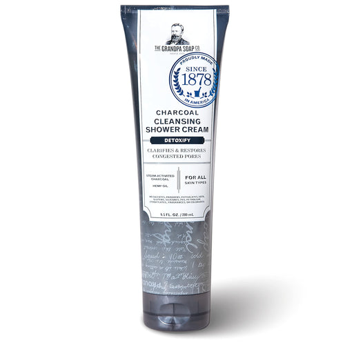 Grandpa's Charcoal Cleansing Shower Cream, 280 mL