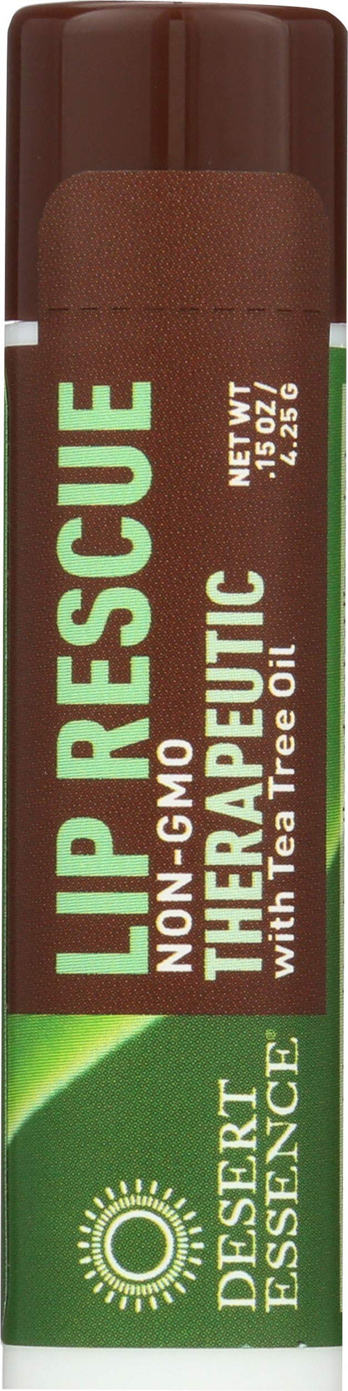 Desert Essence Lip Rescue Tea Tree Lip Balm, 0.15 oz