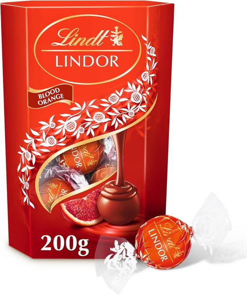Lindt Lindor Milk Orange Chocolate, 200 g