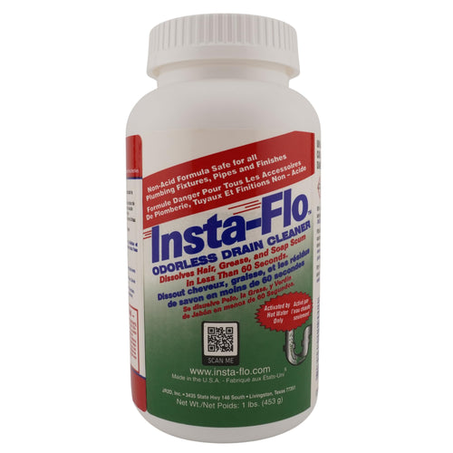 Insta-Flo Crystals Drain Cleaner, 1 lb
