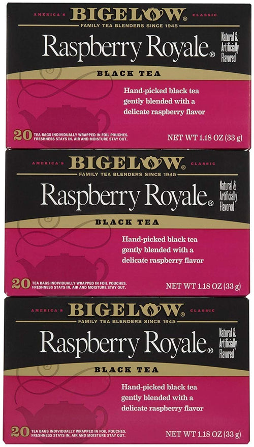 Bigelow Raspberry Royale Tea, 20 Count (Pack of 3)