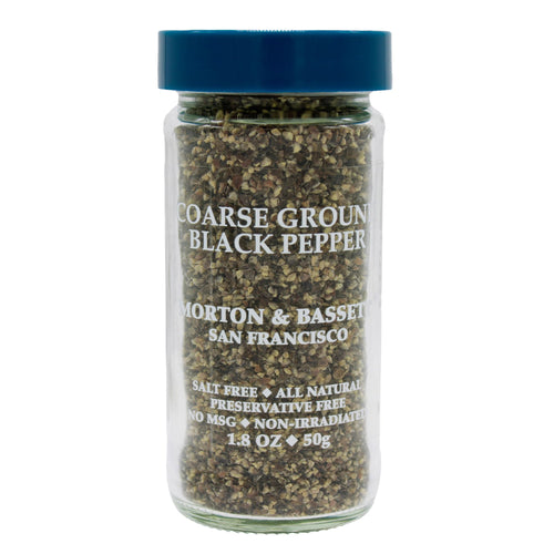 Morton & Bassett Coarse Ground Black Pepper, 2.1 oz