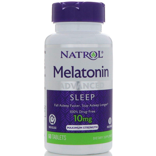 Natrol Advanced Sleep Melatonin, Maximum Strength 10 mg, 60 Tablets