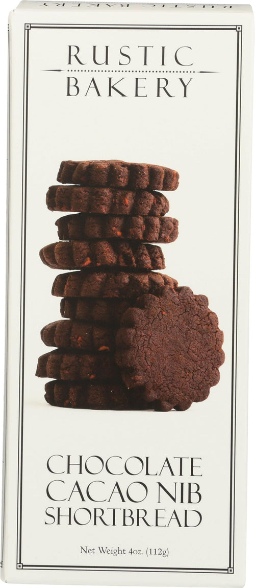 Rustic Bakery Chocolate Cocoa Nib Cookies, 4 oz