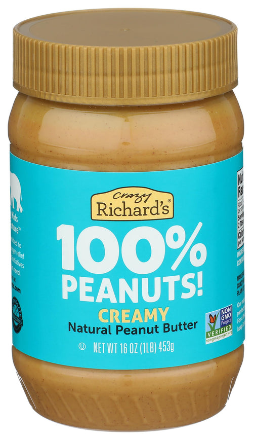 Crazy Richard's Creamy Nut Butter, 16 oz
