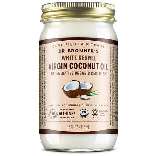 Dr. Bronner's Organic Virgin Coconut Oil, White Kernel, 414 mL