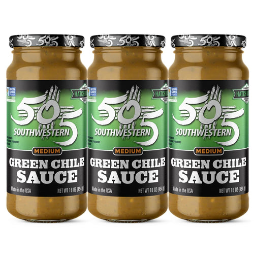 505 Southwestern Hatch Valley Mild Green Chile Cooking Sauce, 16 oz (Pack of 3)