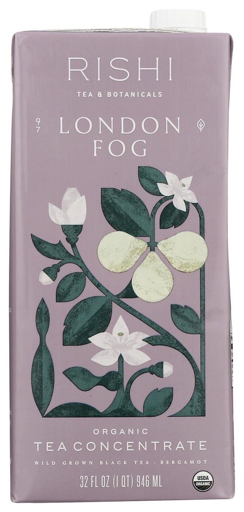 Rishi Tea London Fog Latte Organic Black Tea Concentrate, 32 fl oz