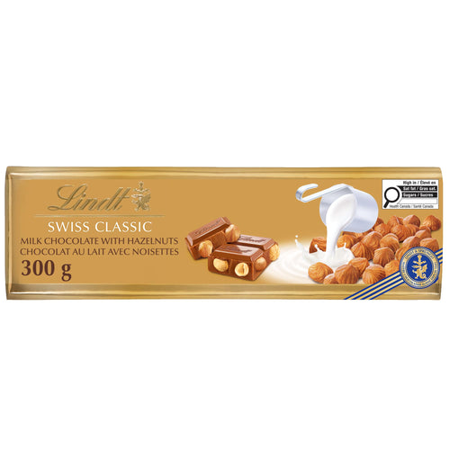 Swiss Classic Milk Chocolate with Whole Roasted Hazelnuts, 300 g