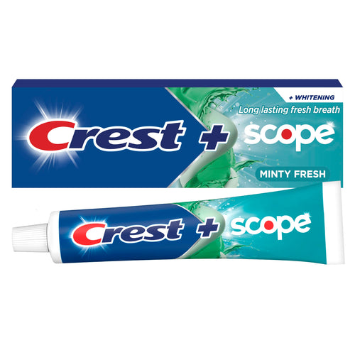Crest + Scope Complete Whitening Toothpaste, Minty Fresh, 5.4 oz