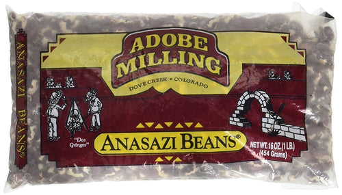 Adobe Milling Dried Anasazi Beans, 16 oz