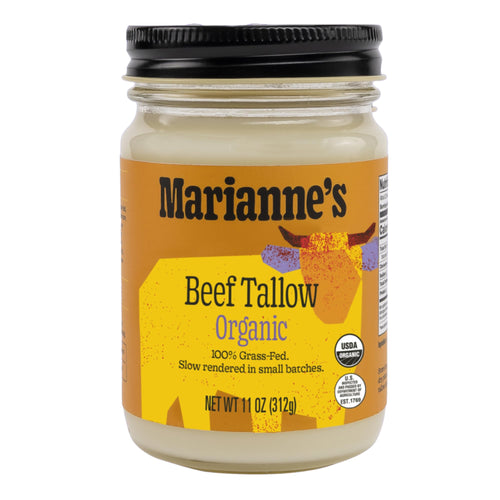 Marianne's Organic Beef Tallow Cooking Fat, USDA Organic