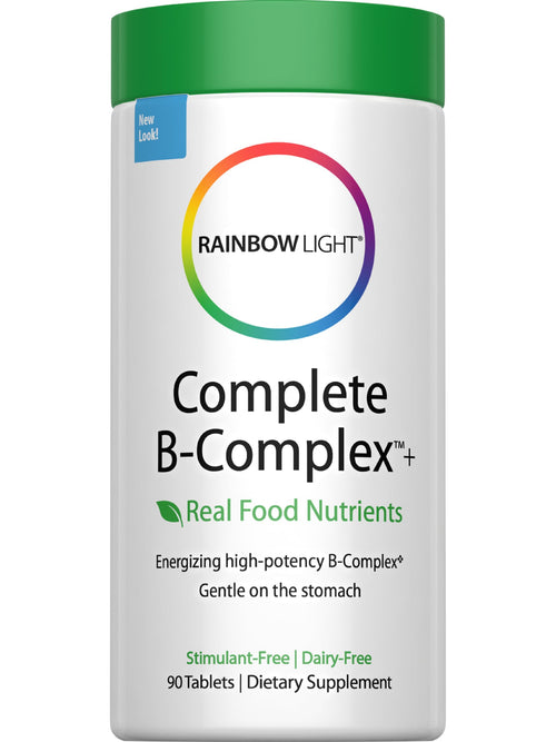 Rainbow Light Complete B-Complex, Food Based, 90 Count