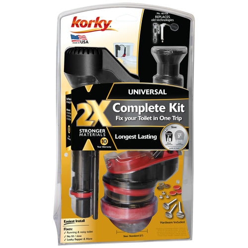 Korky Standard 2-Inch Complete Toilet Repair Kit