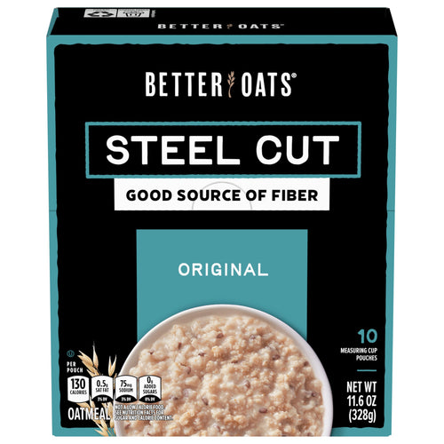 Better Oats Steel Cut Oatmeal, Original, 11.6 oz