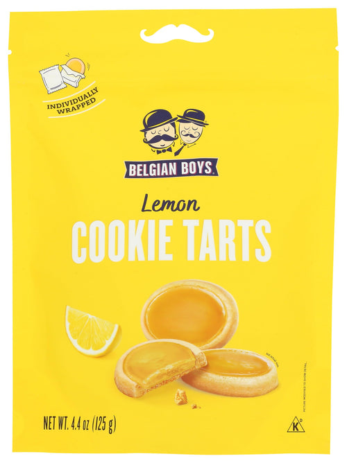 Belgian Boys Lemon Cookie Tarts, Shortbread Butter Cookies