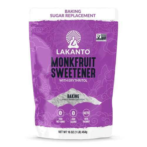 Lakanto Baking Monk Fruit Sweetener with Erythritol, Caster Sugar, 1 lb