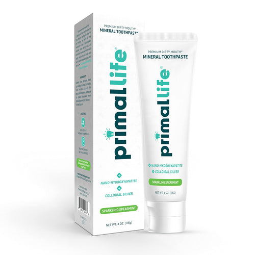 Primal Life Organics Dirty Mouth Mineral Toothpaste, Spearmint, 4 oz