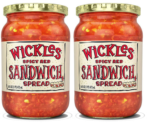 Wickles Spicy Red Sandwich Spread, 16 oz (Pack of 2)