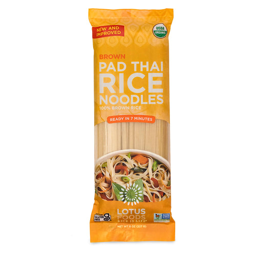 Lotus Foods Organic Brown Rice Pad Thai Noodles, 8 oz