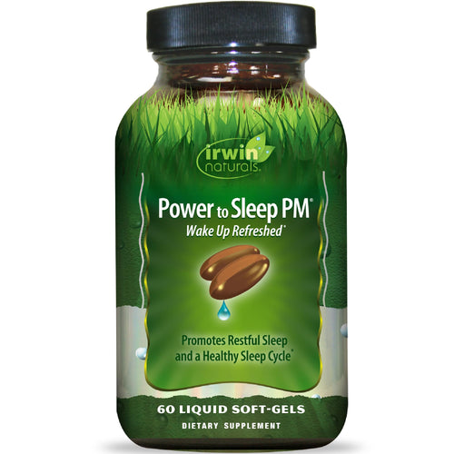 Irwin Naturals Power to Sleep PM Sleep Aid with Melatonin, 60 Softgels