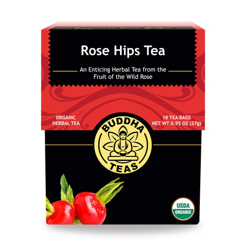 Buddha Teas Organic Rose Hips Tea, Caffeine Free