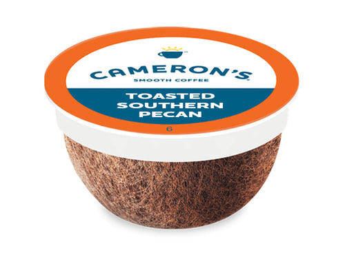 Cameron's Coffee Toasted Southern Pecan Flavored Single Serve Pods, 12 Count