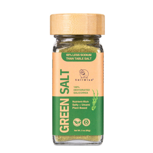 SaltWise Salicornia Green Salt, Low Sodium Salt Substitute