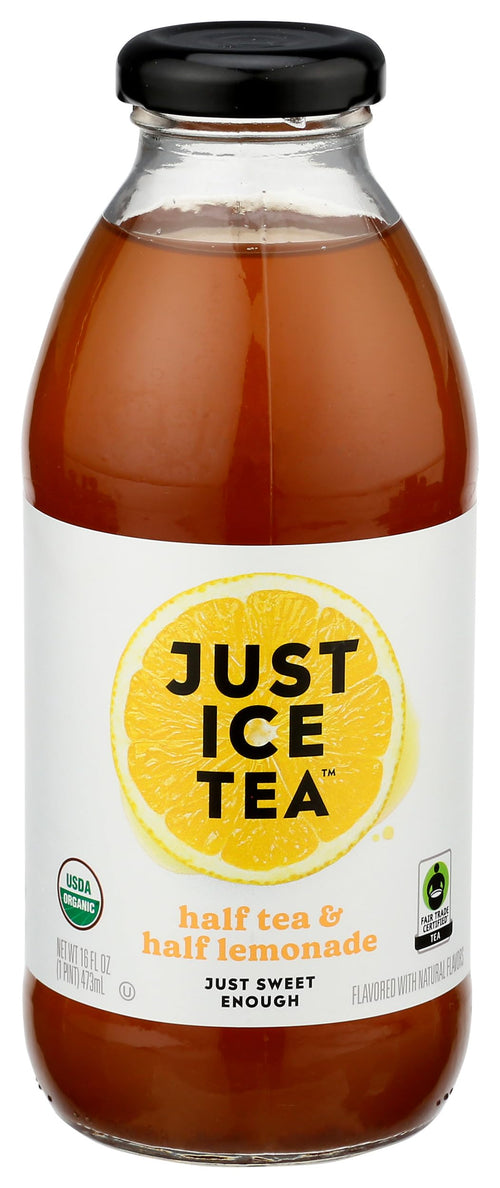 Just Ice Tea Organic Half Tea Half Lemonade, 16 fl oz