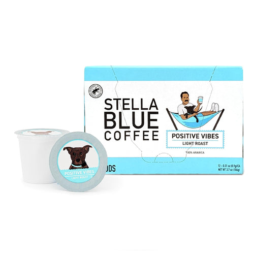Positive Vibes Blend Light Roast Coffee Pods, 12 K-Cups