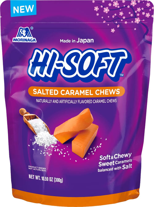 Hi-Soft Salted Caramel Chews, 10.59 oz Stand Up Bag