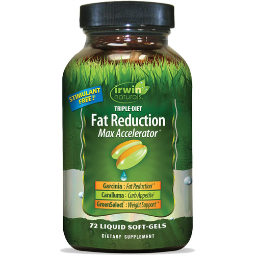 Irwin Naturals Triple-Diet Fat Reduction Max Accelerator, 72 Softgels