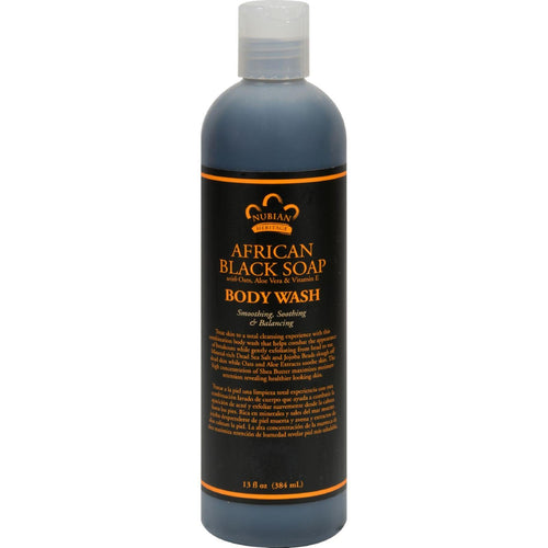 Nubian Heritage African Black Body Wash, 13 oz (Pack of 3)