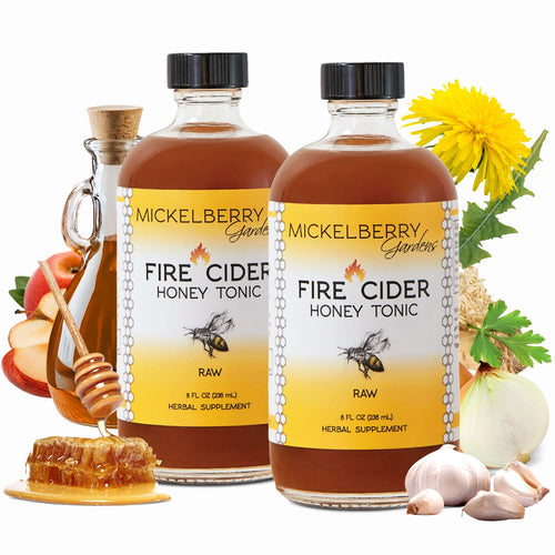 Mickelberry Gardens Fire Cider Apple Cider Vinegar Honey Tonic, 8 oz (Pack of 2)