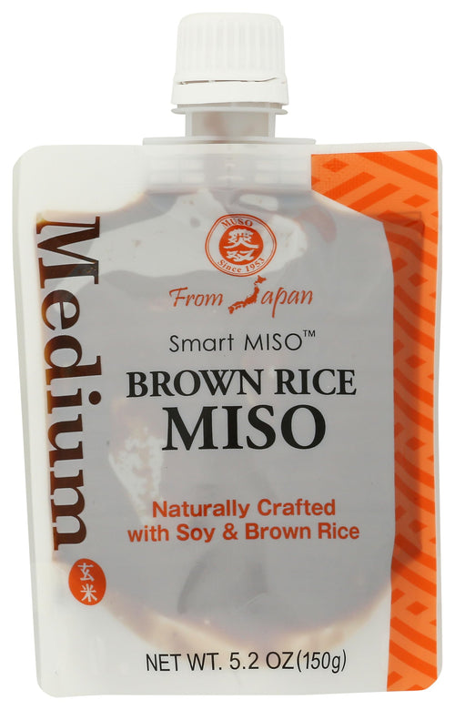 Muso From Japan Smart Miso, Medium Brown Rice Miso, 5.2 oz