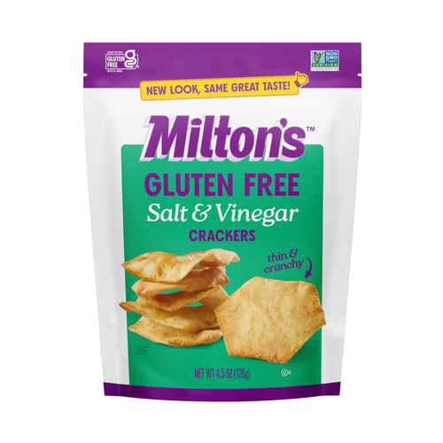 Milton's Craft Bakers Salt and Vinegar Baked Crackers, 4.5 oz