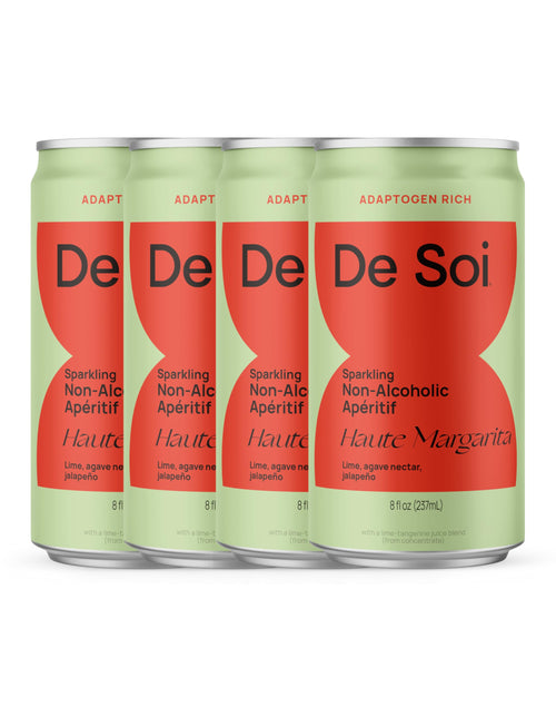 De Soi Haute Margarita Non-Alcoholic Mocktails, 8 fl oz (Pack of 4)