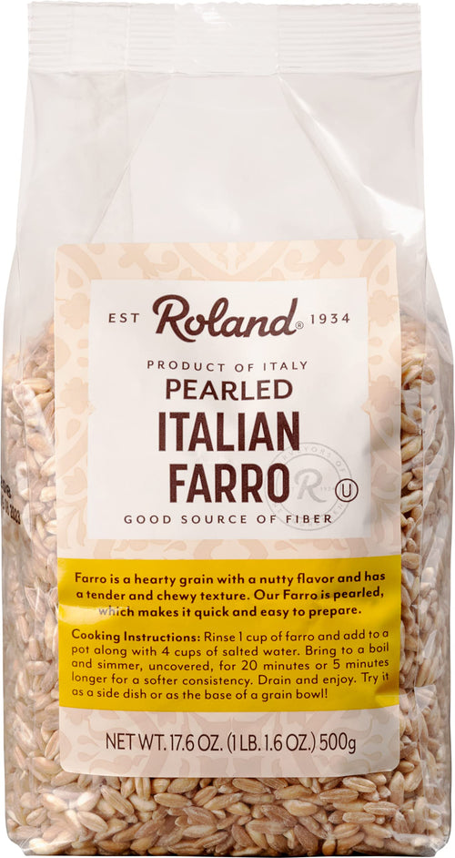 Roland Pearled Italian Farro, 17.6 oz