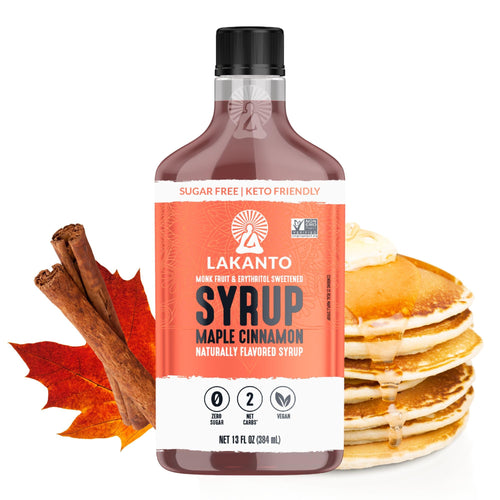 Lakanto Sugar Free Cinnamon Maple Syrup, 13 fl oz