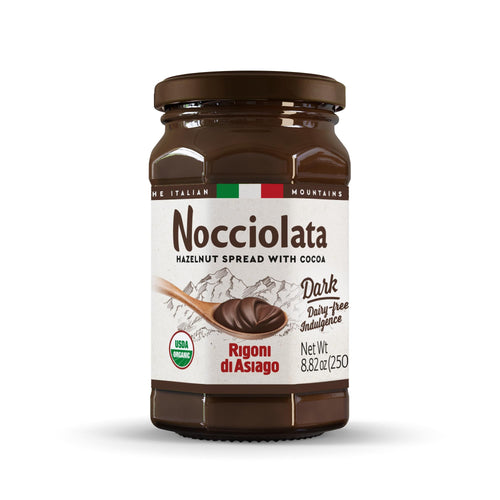 Nocciolata Dark Dairy Free Organic Hazelnut Cocoa Spread, 8.82 oz