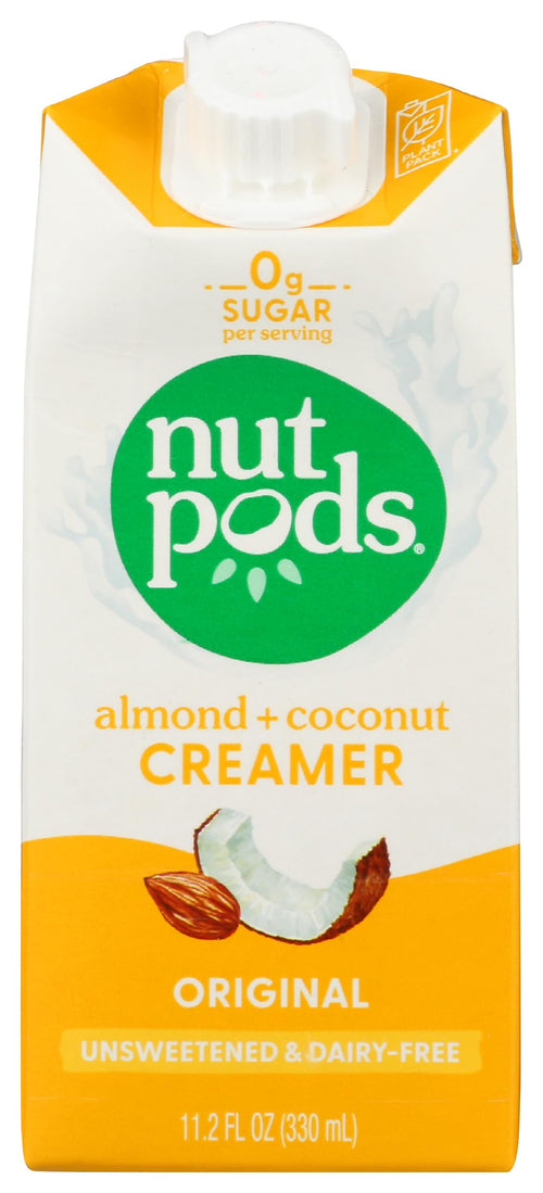 nutpods Unsweetened Original Coffee Creamer, Dairy-Free, 11.2 oz