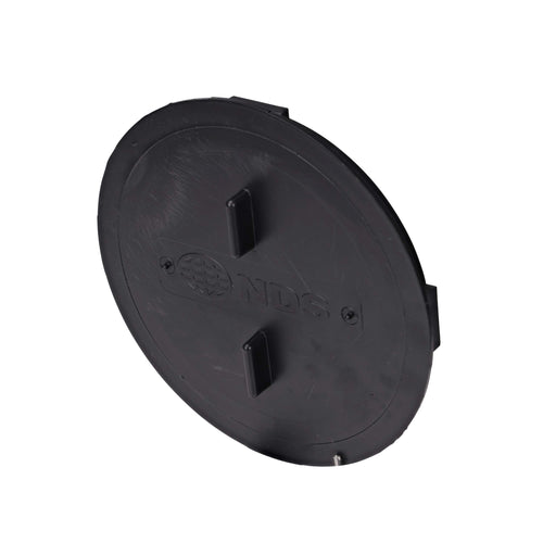 NDS 6 in Outlet Plug for Catch Basin Drain, Black (1206)