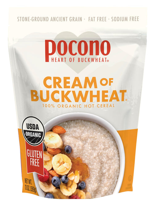 Pocono Organic Cream of Buckwheat Cereal, 13 oz (Pack of 3)