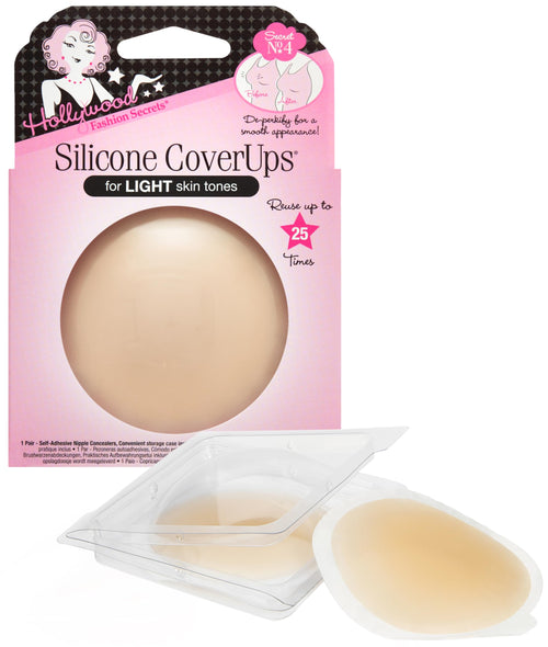 Hollywood Fashion Secrets Silicone Nipple Covers, Reusable Sticky Pasties