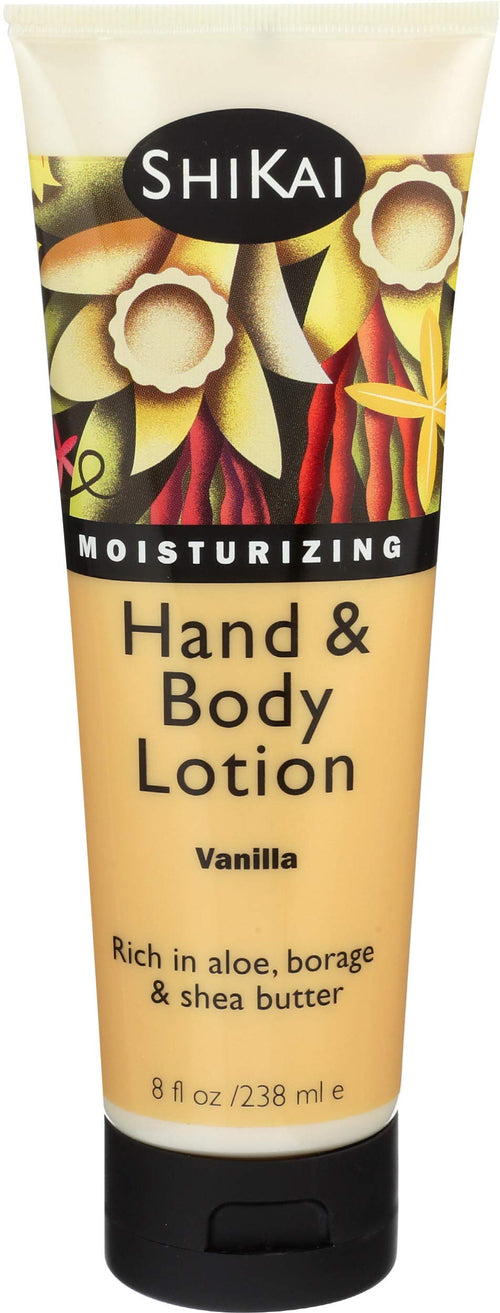 ShiKai Hand & Body Lotion, Vanilla, 8 oz