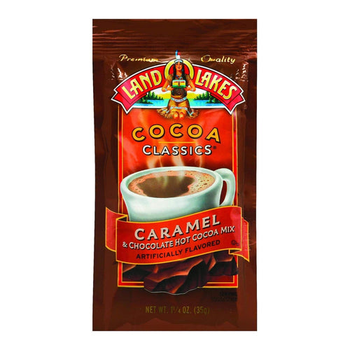 Land O'Lakes Cocoa Classics Caramel & Chocolate Hot Cocoa Mix, 1.25 oz (12 Pack)